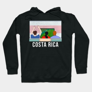 Costa Rica Fans Hoodie